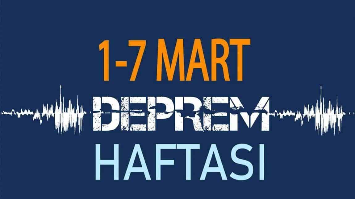 1-7 MART 2024 DEPREM HAFTASINDA 